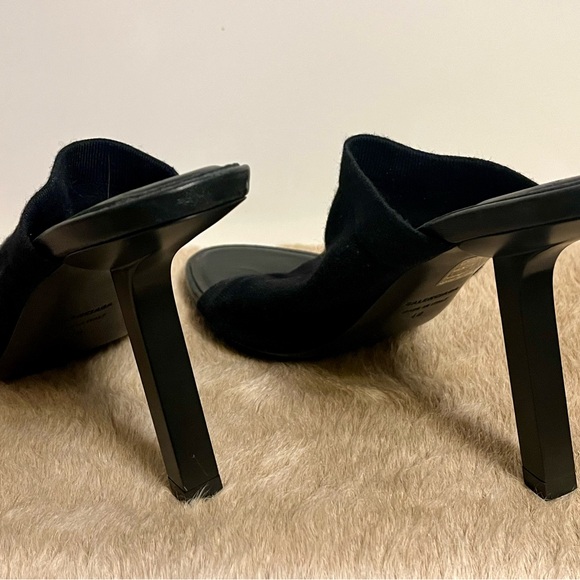 Balenciaga Black Pointed Toe Pumps Heels Size 40 Authentic! - Picture 5 of 8